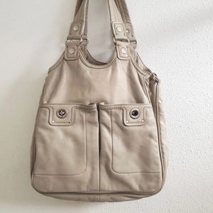 Marc by Marc Jacobs Gray Leather Faridah Hobo Bag